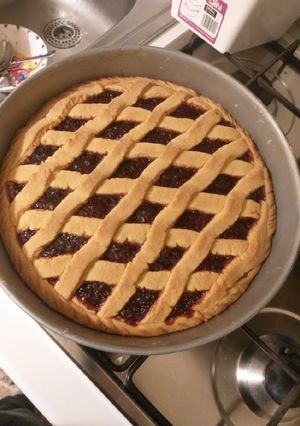O poză a rețetei Crostata cu dulceață.