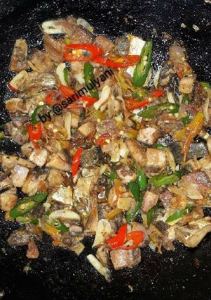Foto resep Ikan asin masak asam
