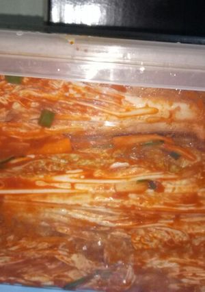 Hình của món Muối kim chi cải thảo.