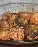 Langosta al horno