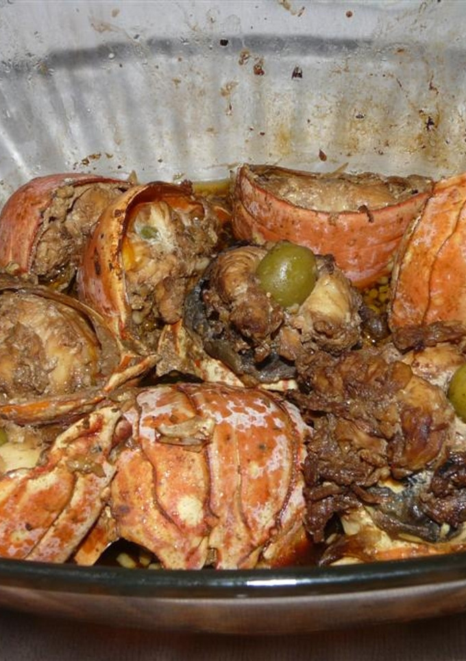 Una foto de Langosta al horno