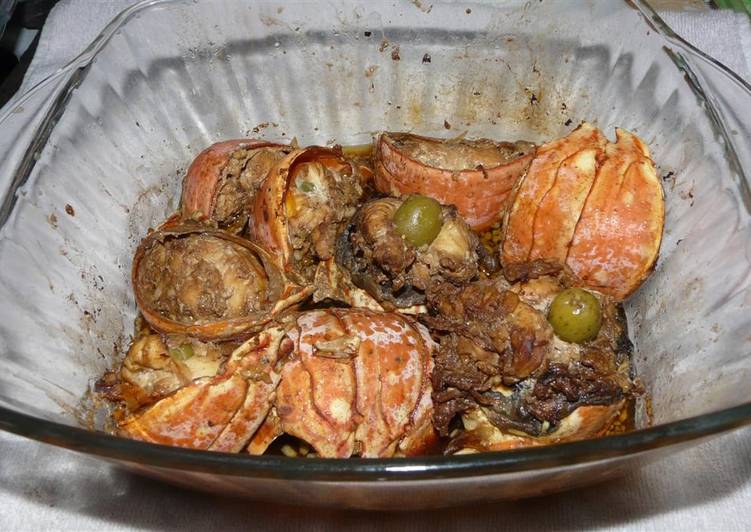 Langosta al horno