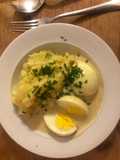 Eier in Senfsauce