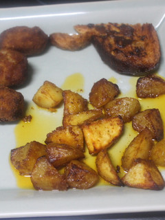 Una foto de Croquetas con patatas en freidora de aire
