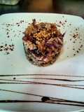 Arroz con lombarda y nueces