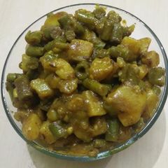 A picture of Beans Sabji.