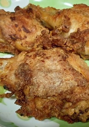 Hình của món Gà rán nồi chiên không dầu.