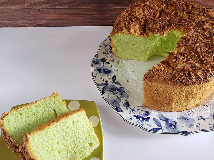Resep Chiffon Pandan Keju Anti Gagal