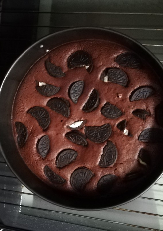 Una foto de Brownie con oreo