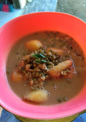 Foto resep Kolak pisang + kacang hijau