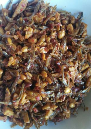 Foto resep Sambal goreng tirka(teri kacang)