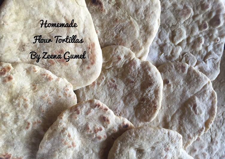 Healthy Recipe of Homemade Flour Tortillas