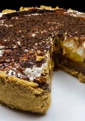 A picture of Banoffee pie.