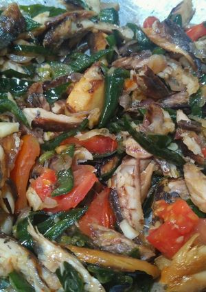 Foto resep Tumis tongkol suwir cabe ijo