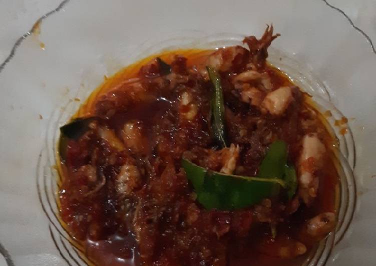 Resep Sambal baby cumi Anti Gagal