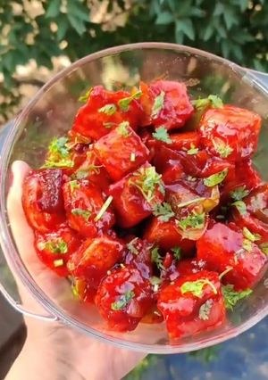 A picture of Chilli Paneer.