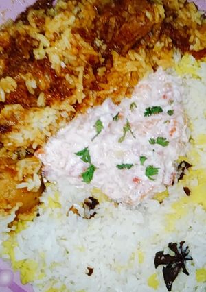 A picture of Mutton Biryani.