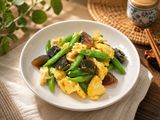四季豆炒雙蛋(簡單料理)
