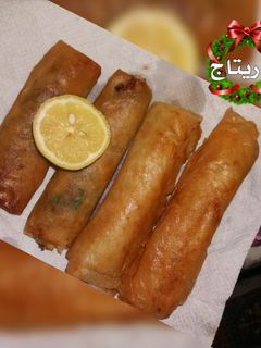 صورة لوصفة بوراك بالبطاطا واللحم المفروم