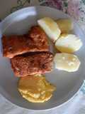 Trucha Frita con Mayonesa casera
