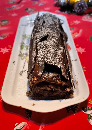 Une photo de Bûche au chocolat