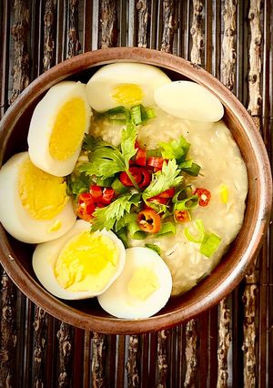 Foto resep Oats & Barley Flakes Cream Soup