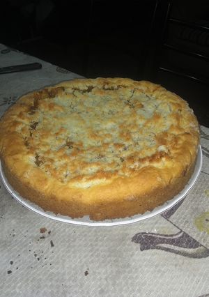 Una foto de Tarta de coco con dulce de leche