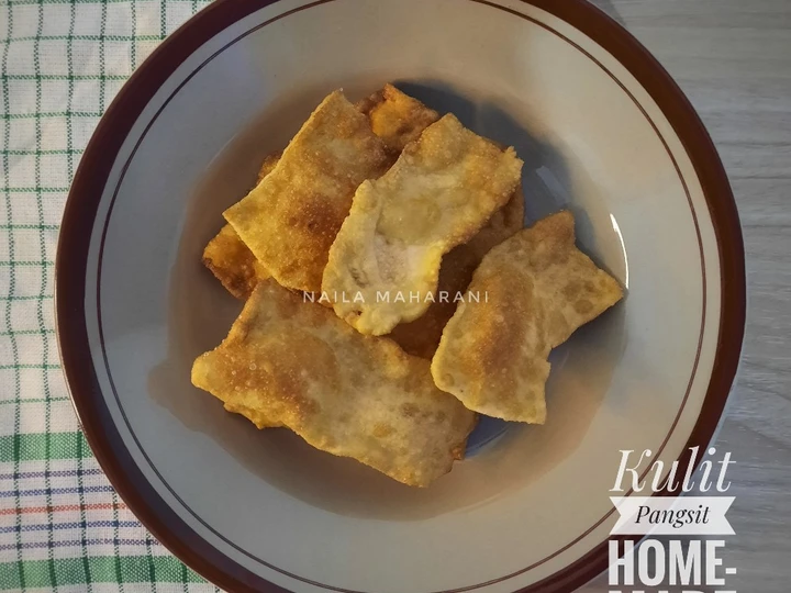 Langkah Gampang Menyiapkan Resep  Kulit Pangsit Goreng yang Enak Banget, Bikin Ketagihan