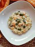 Risotto zucchine e gamberetti