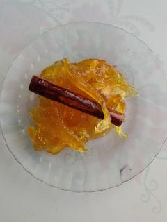 Una foto de Papayuela Crujiente en dulce