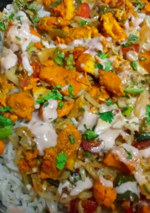 A picture of Barbeque rice.