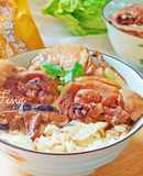 麻油雞高麗菜飯(電鍋版)