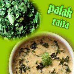 A picture of Palak raita.
