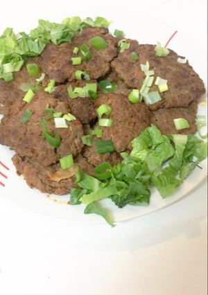 A picture of Kofta Patties on the Stovetop (No Oven).