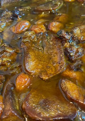 عکسی از دستور خورشت زبان گوساله