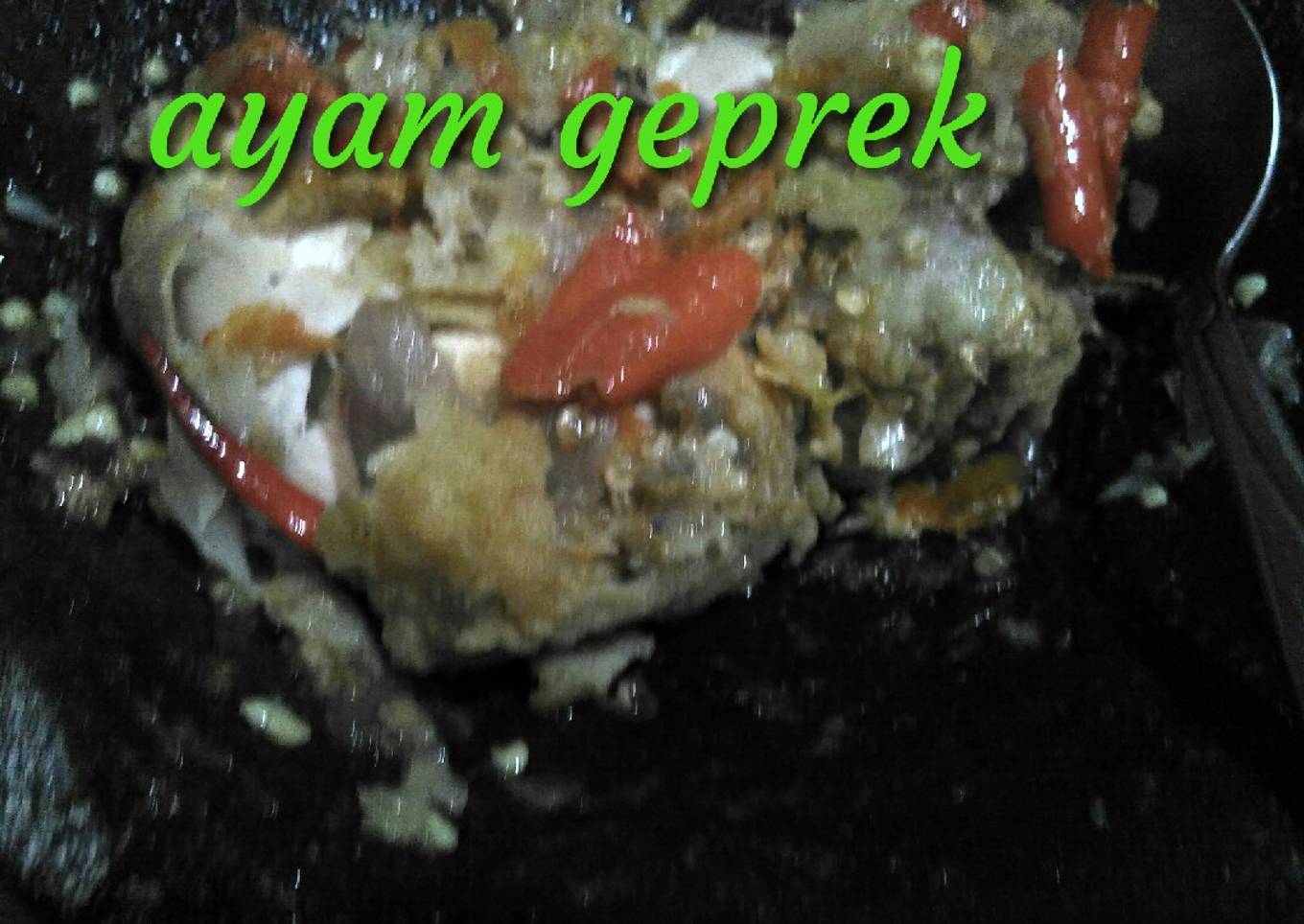 Ayam geprek