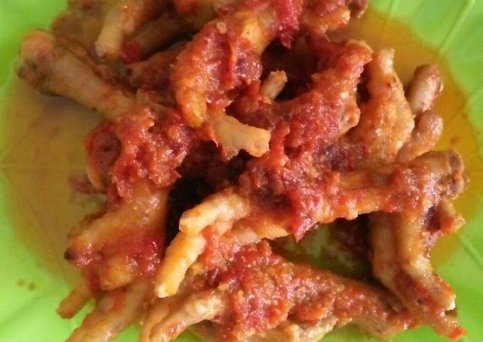 Resep Ceker Balado Oleh Feby Rizkha Cookpad