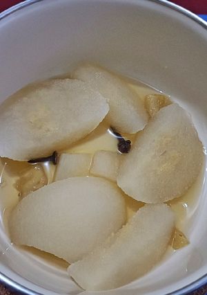 Foto resep Buah Pir Kukus