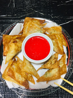 Una foto de Wantán Frito con Masa de Gyoza!