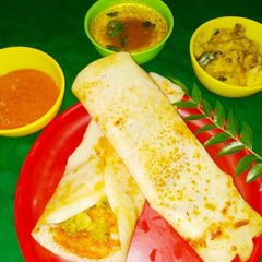 A picture of Spicy Mysore Masala Dosa.