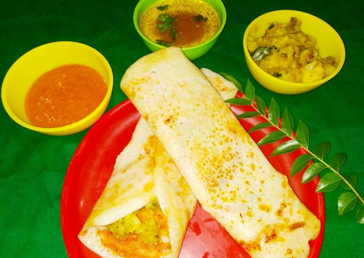 Steps to Cook Yummy Spicy Mysore Masala Dosa