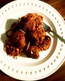 Spaghetti with Fullblood Wagyu Beef Meatballs