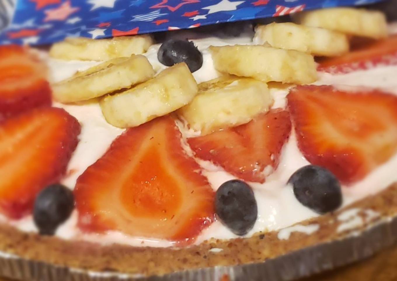 Sugar free fruit tart pie