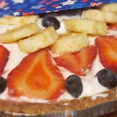 A picture of Sugar free fruit tart pie.