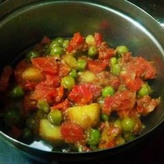 A picture of Aloo Gajar Matar ki Sabji.