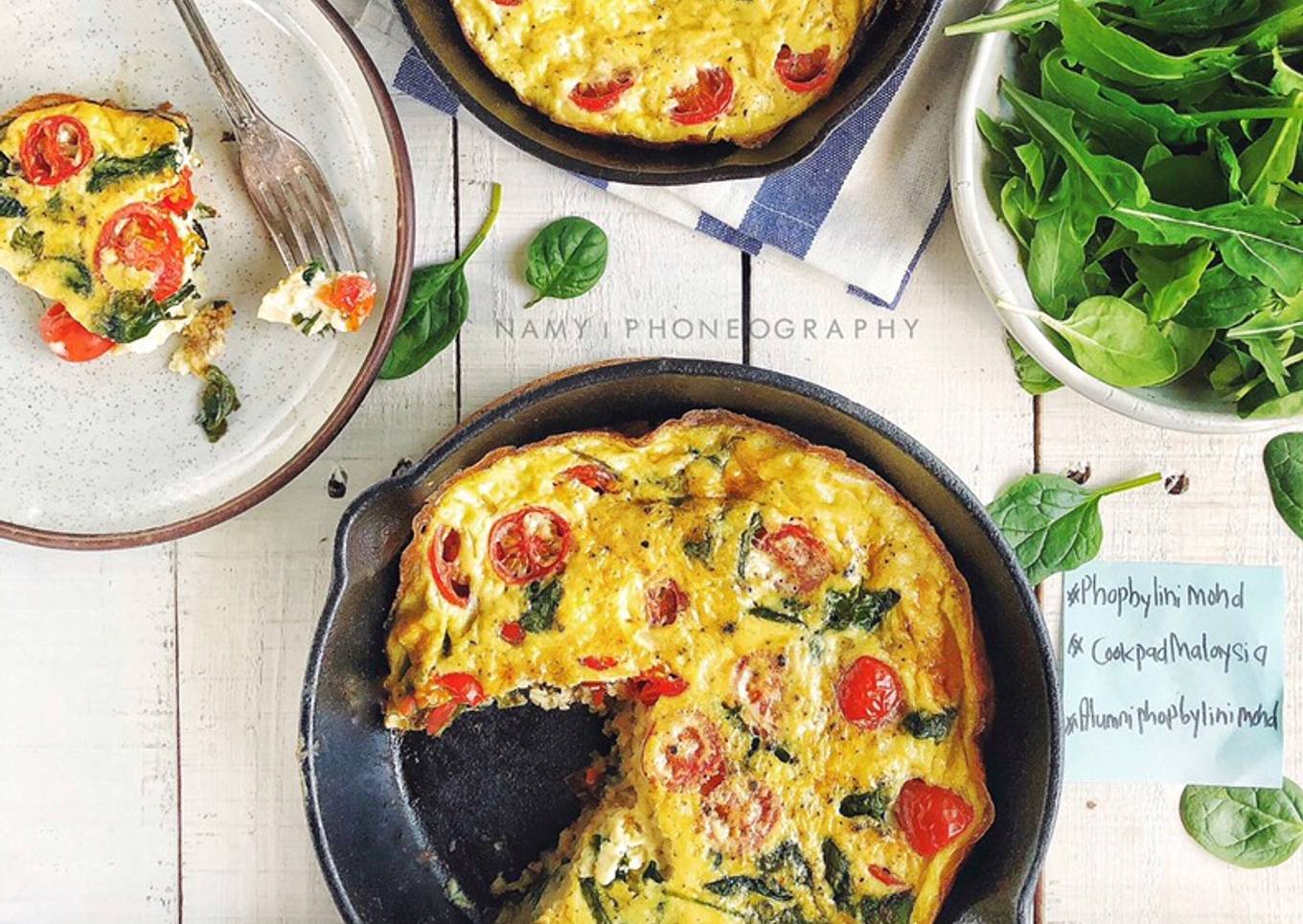 Telur dadar bayam #phobbylinimohd #western #almunifop