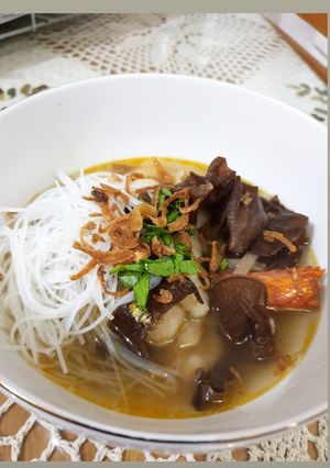 Foto resep Tekwan Ikan Tenggiri Kuah Udang Gurih Asli Palembang
