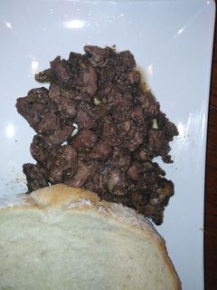 Hagymás csirkemáj recept fotója