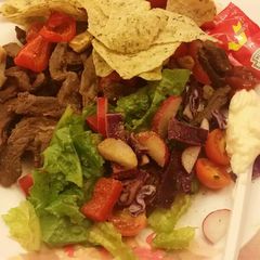 A picture of Beef shawarma.