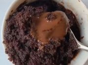 Gambar lava cake microwave